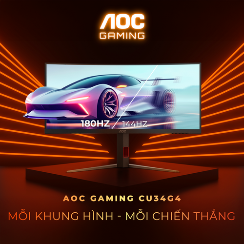 Những tính năng trên CU34G4 biến chiếc màn hình Gaming Ultra Wide của nhà AOC trở nên đa năng