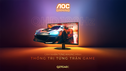 AOC Gaming Q27G40E – Màn hình gaming 2K “quốc dân” mà anh em không nên bỏ qua