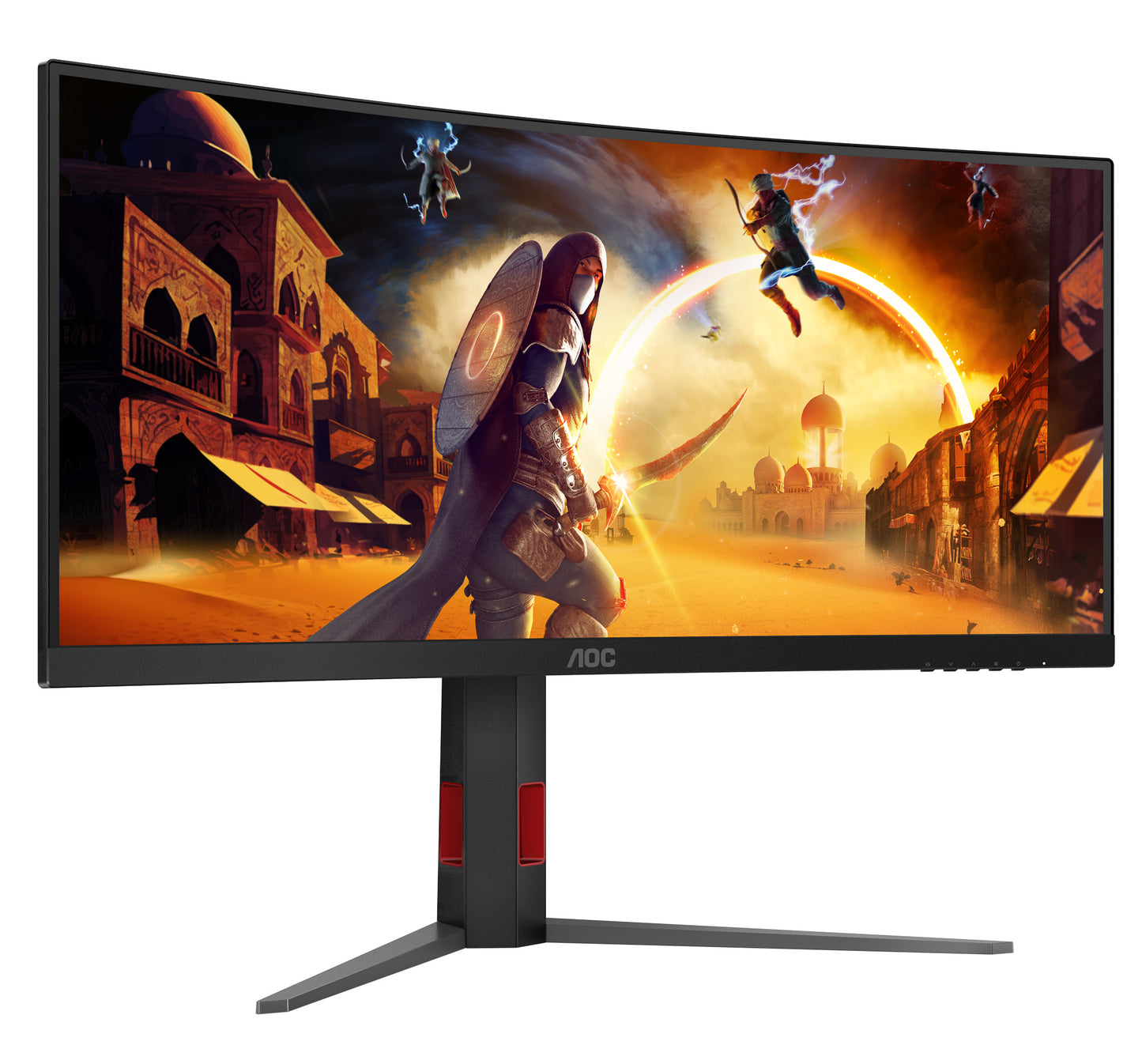 AOC Gaming CU34G4H | Màn hình gaming 34" WQHD cong 1500R, 200Hz, 0.5ms